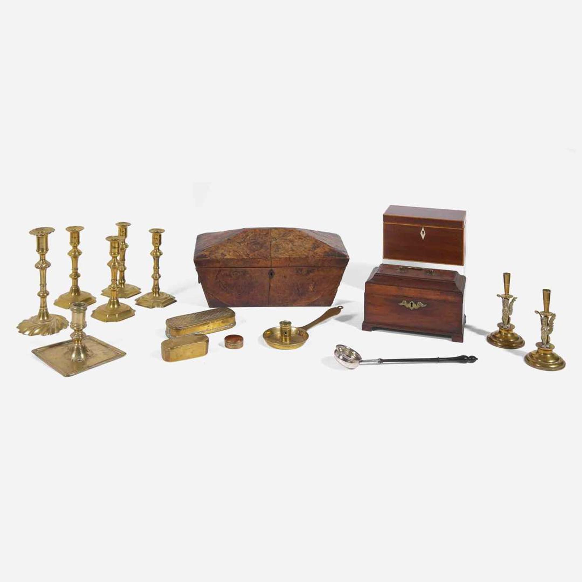 An assorted collection of sixteen household and decorative tablewares 18th / 19th century