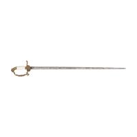 Mother of Pearl Gripped Lion's Head Austrian Court Sword