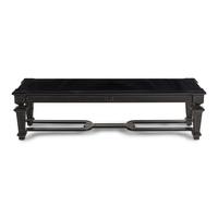 A Michael Taylor Lacquered and Parcel Gilt Low Table