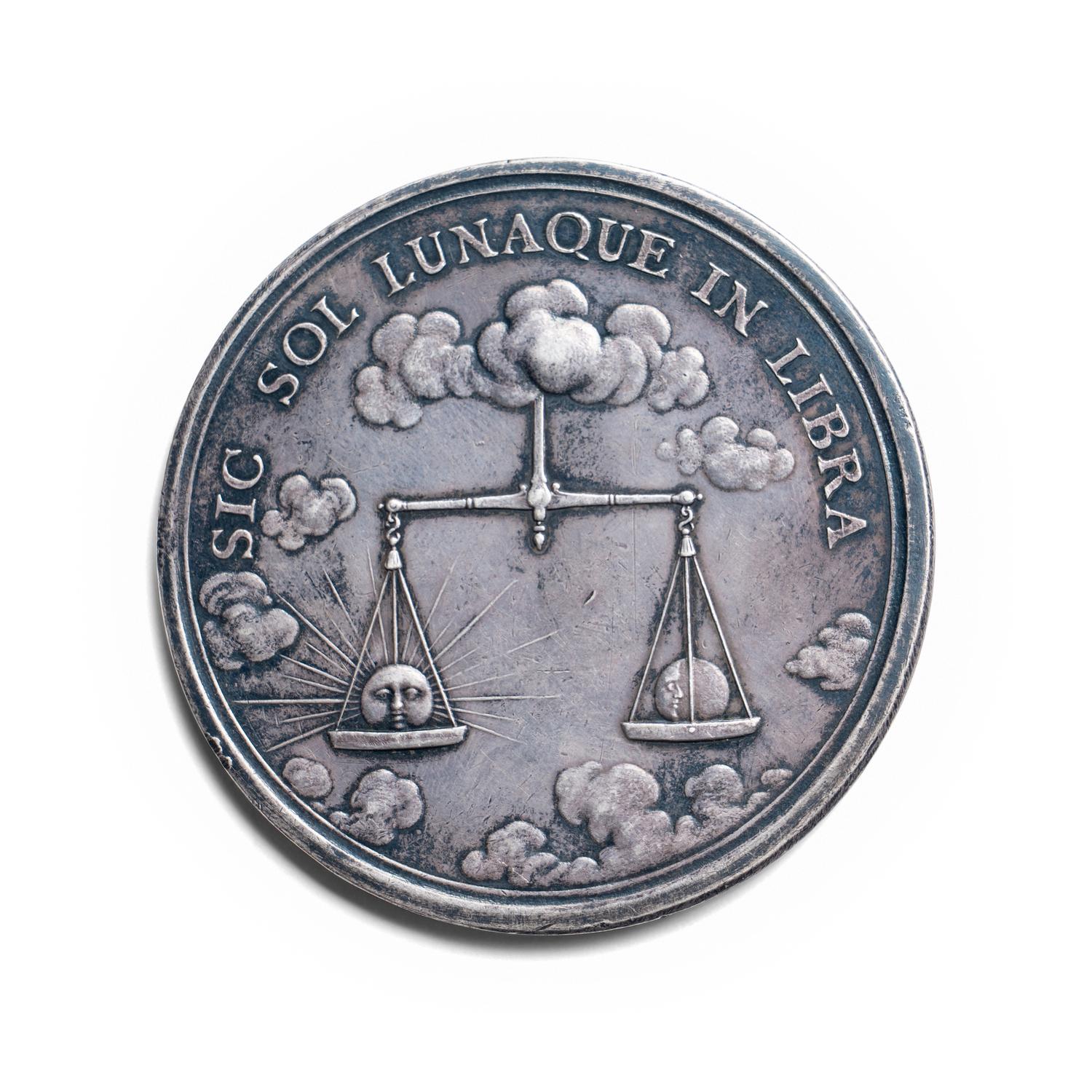 [EXONUMIA] A Dutch Silver Medallion Attributed to Jan Smeltzing (1656-1683) Commemorating the Imprisonment and Liberation of the Seven Bishops in the Tower of London by James II (81.2 g/ 60mm)