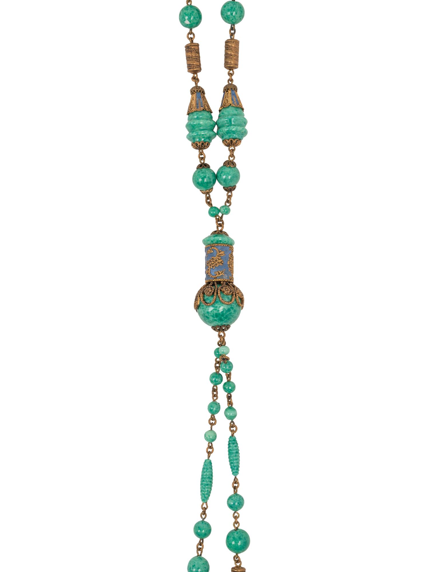 A Group of Thirteen Beaded Necklaces