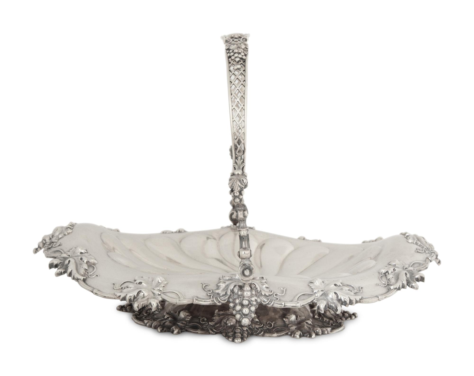 An American Silver Fruit Basket — Tilden-Thurber, Providence, RI, 19th Century