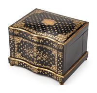 A Napoleon III Brass Inlaid Cave a Liqueur