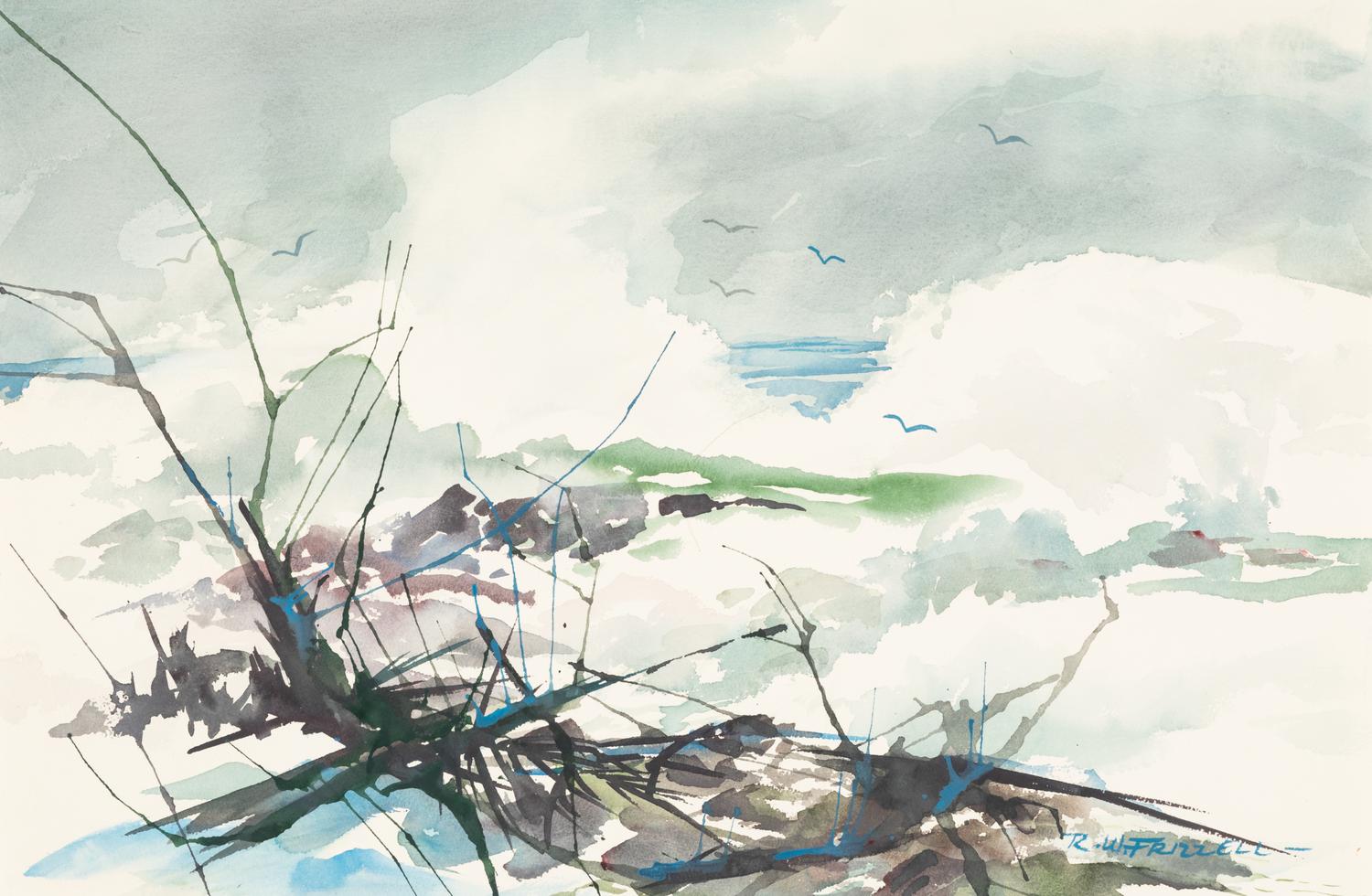 Richard W. Frizzell, (American, 1921-1982), #26 (Waterscape)