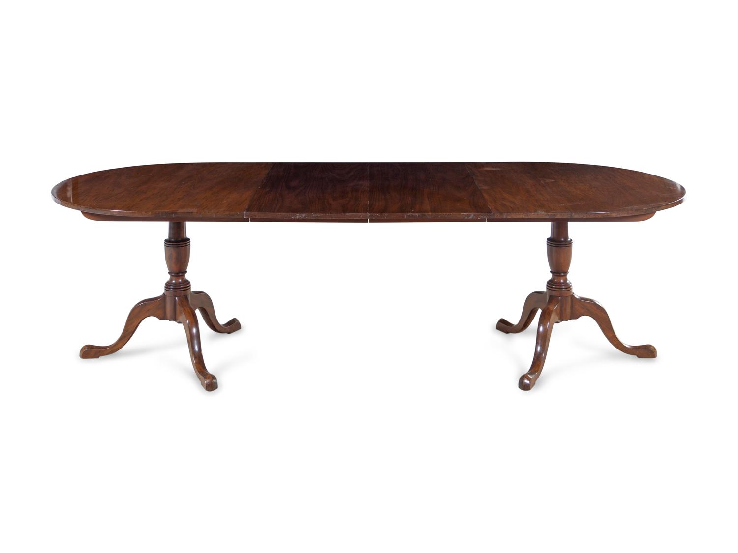 A George III Style Mahogany Dining Table