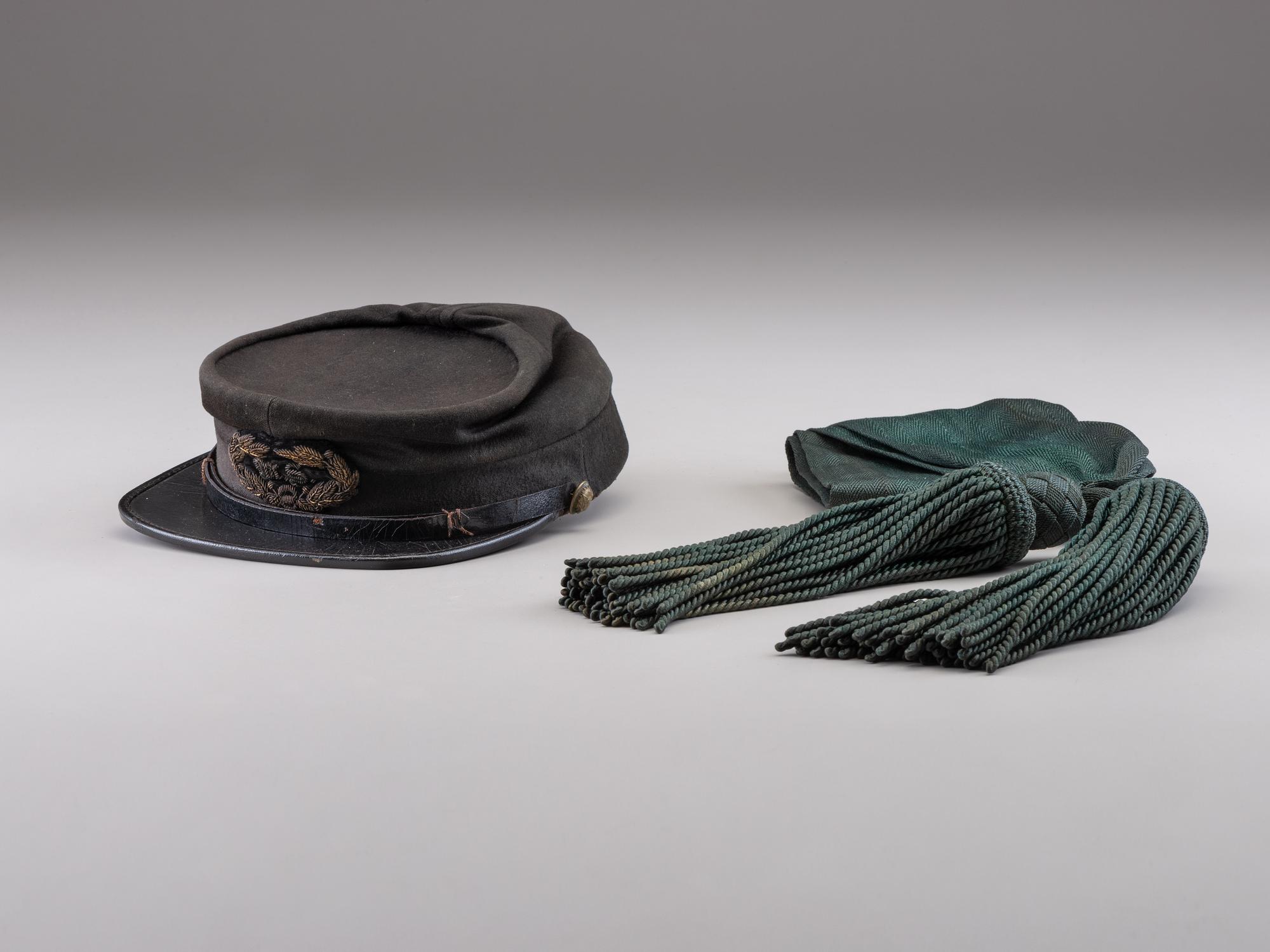 [CIVIL WAR]. Kepi and sash identified to Surgeon Hermann Ideler, 45th New York Infantry and 15th New York Heavy Artillery.