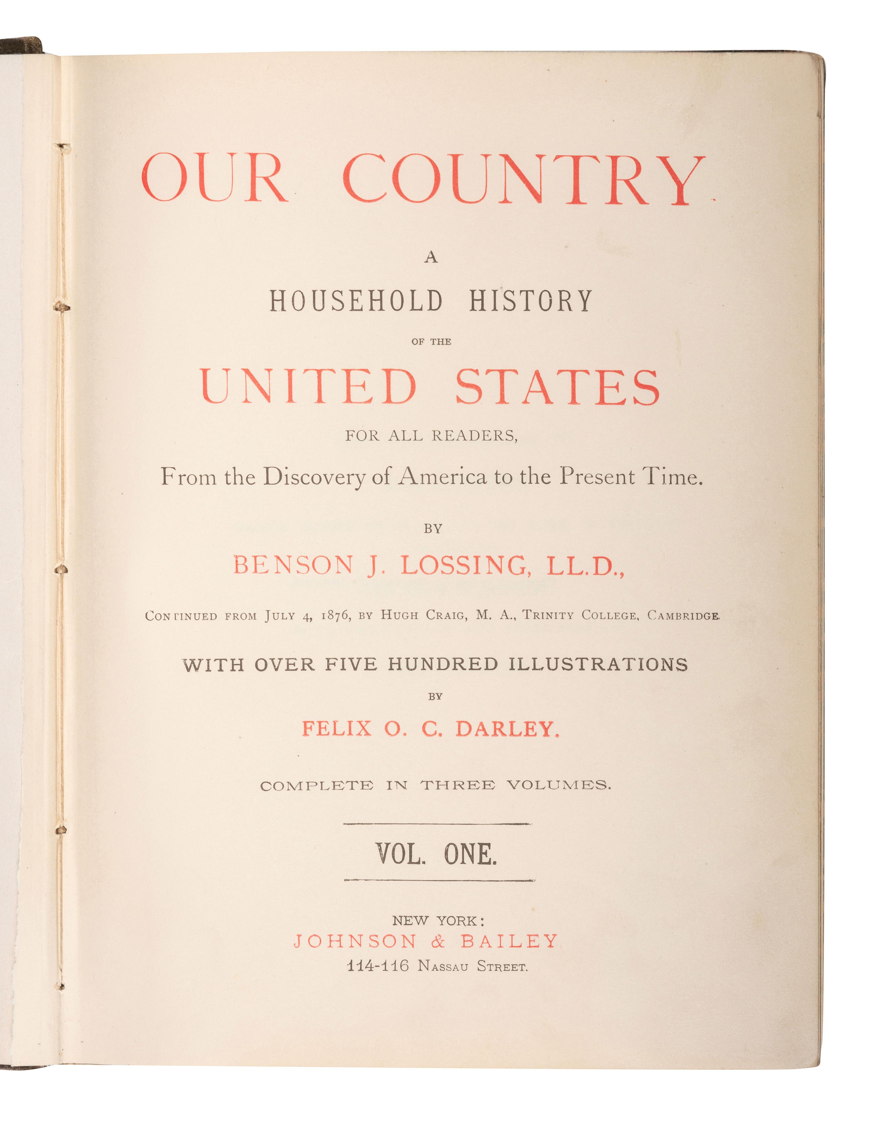 [AMERICAN HISTORY]. A group of American history books, including the Revolutionary War, comprising: