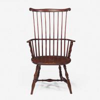 A comb-back Windsor armchair Samuel J. Tucke (active 1790-1805), Boston, MA, circa 1790