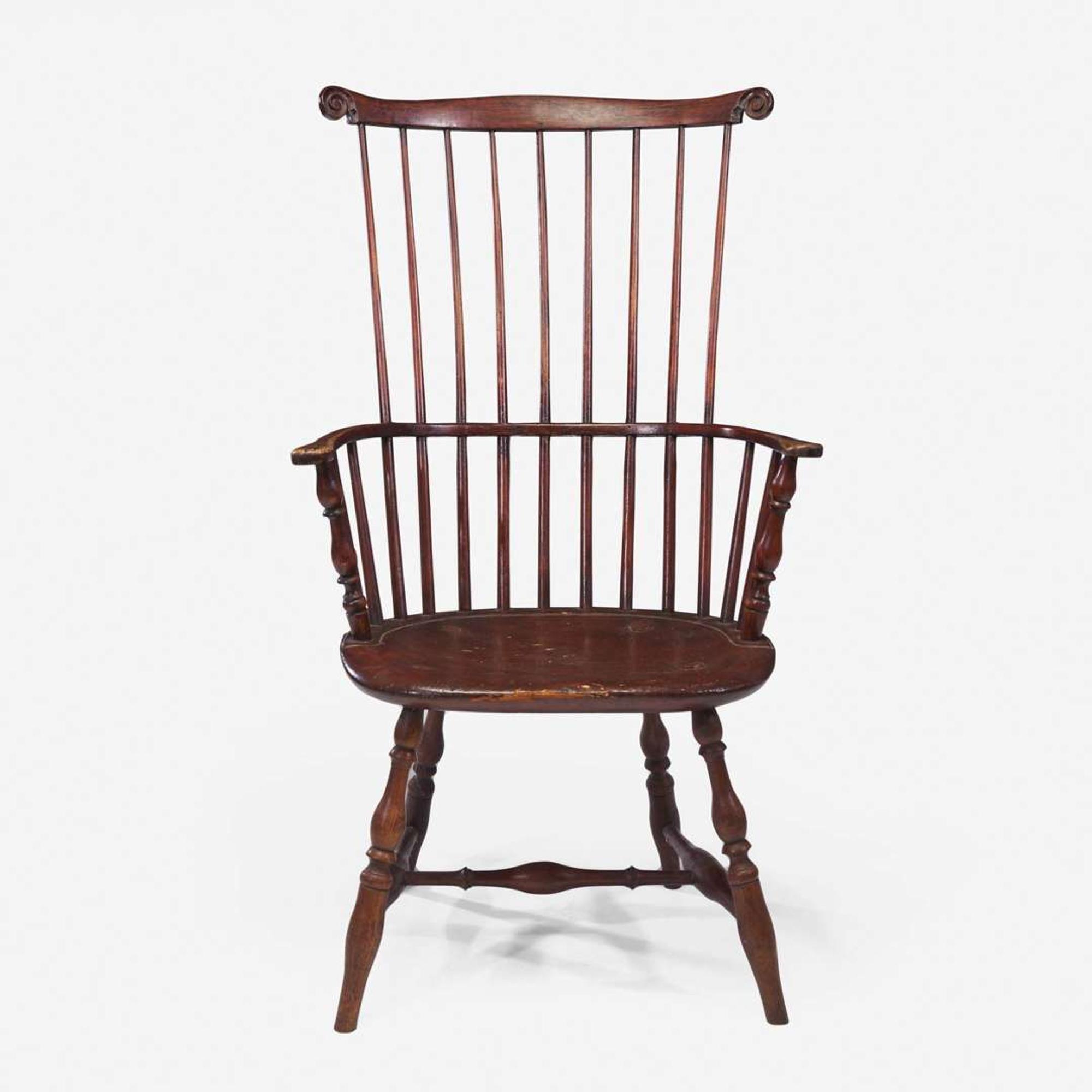 A comb-back Windsor armchair Samuel J. Tucke (active 1790-1805), Boston, MA, circa 1790