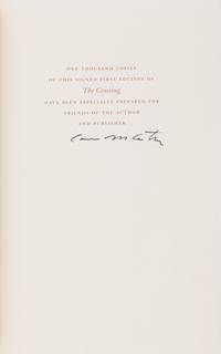 [Literature] McCarthy, Cormac. The Crossing