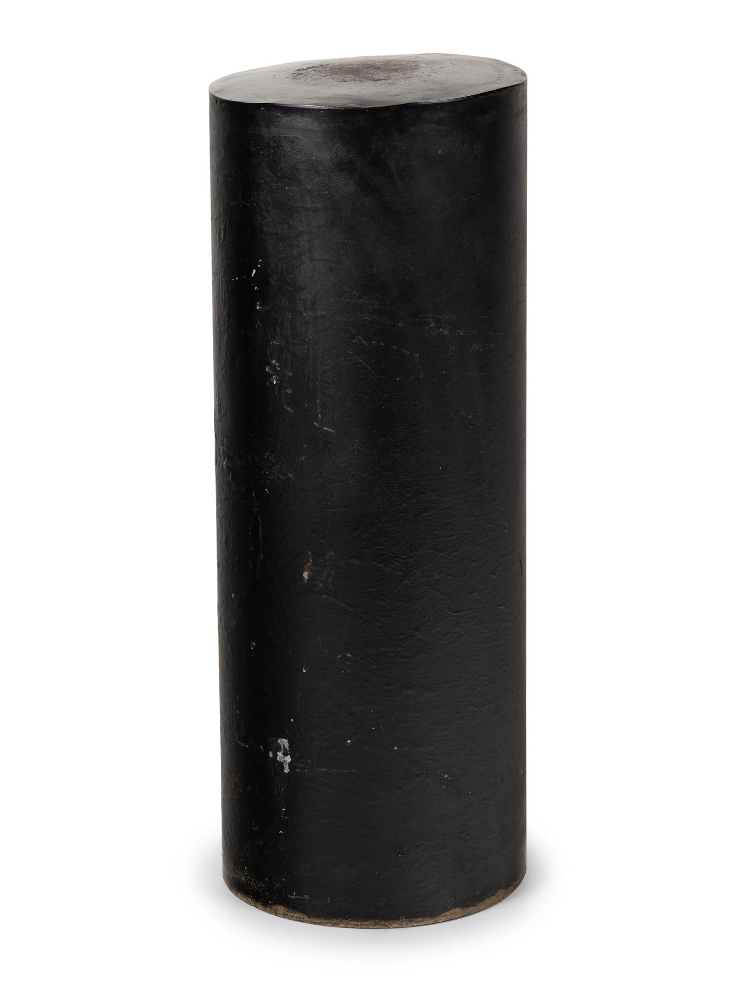 A Painted Metal Pedestal