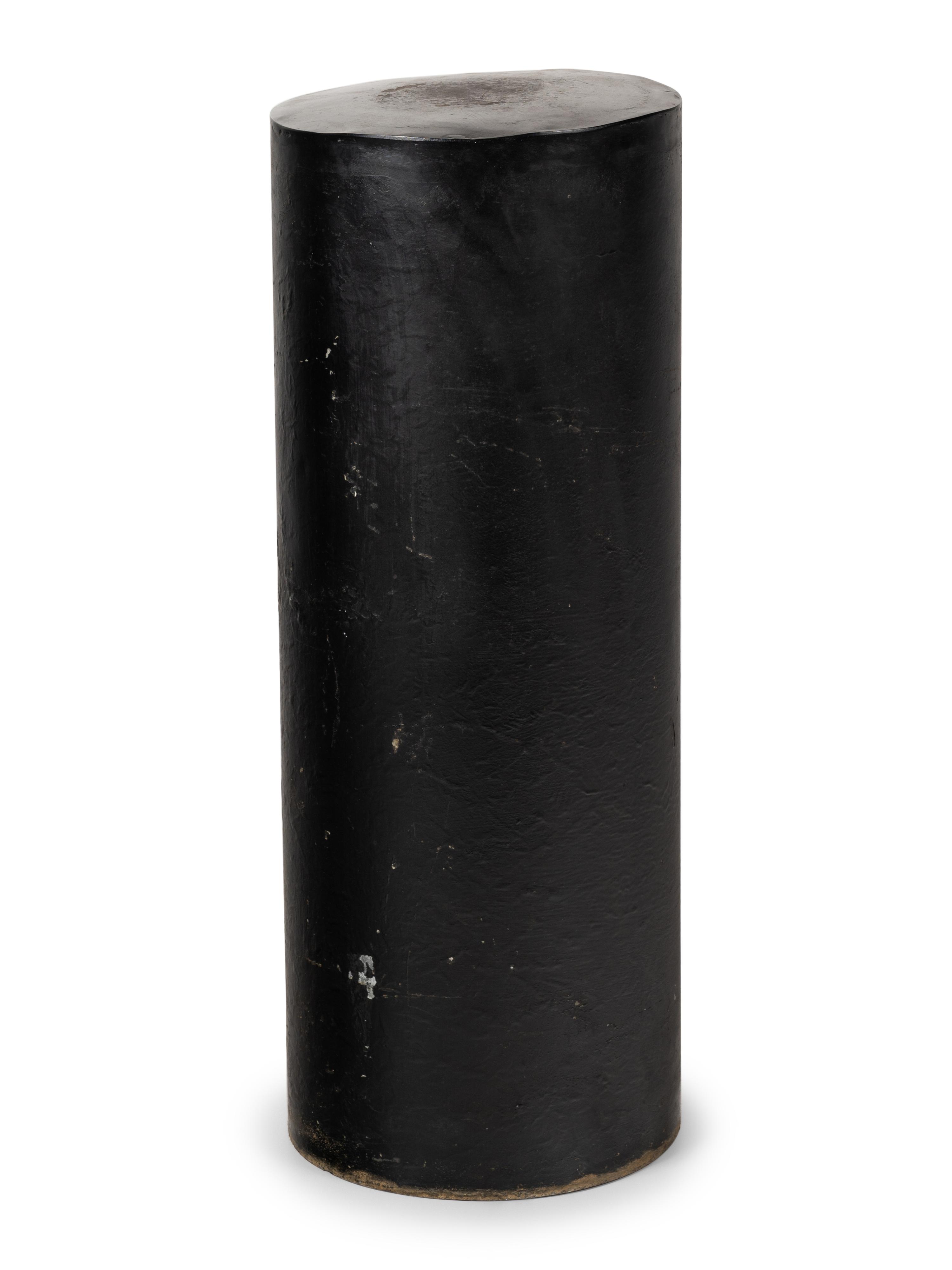 A Painted Metal Pedestal