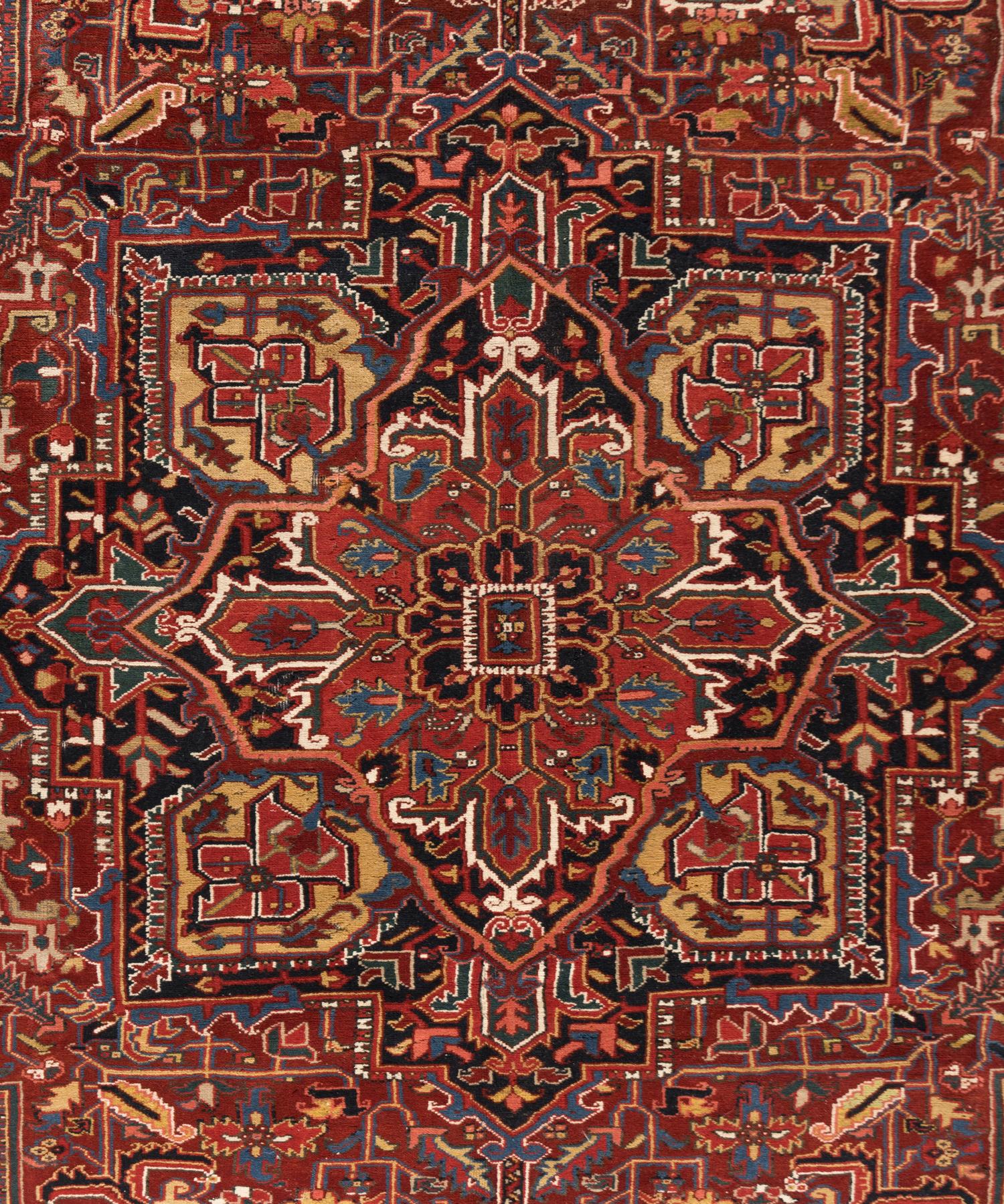 A Heriz Rug