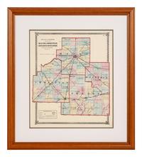 A group of 14 19th and 20th century maps, comprising: