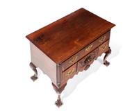 A Chippendale Carved Walnut Dressing Table