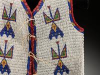 Sioux Child's Beaded Hide Vest