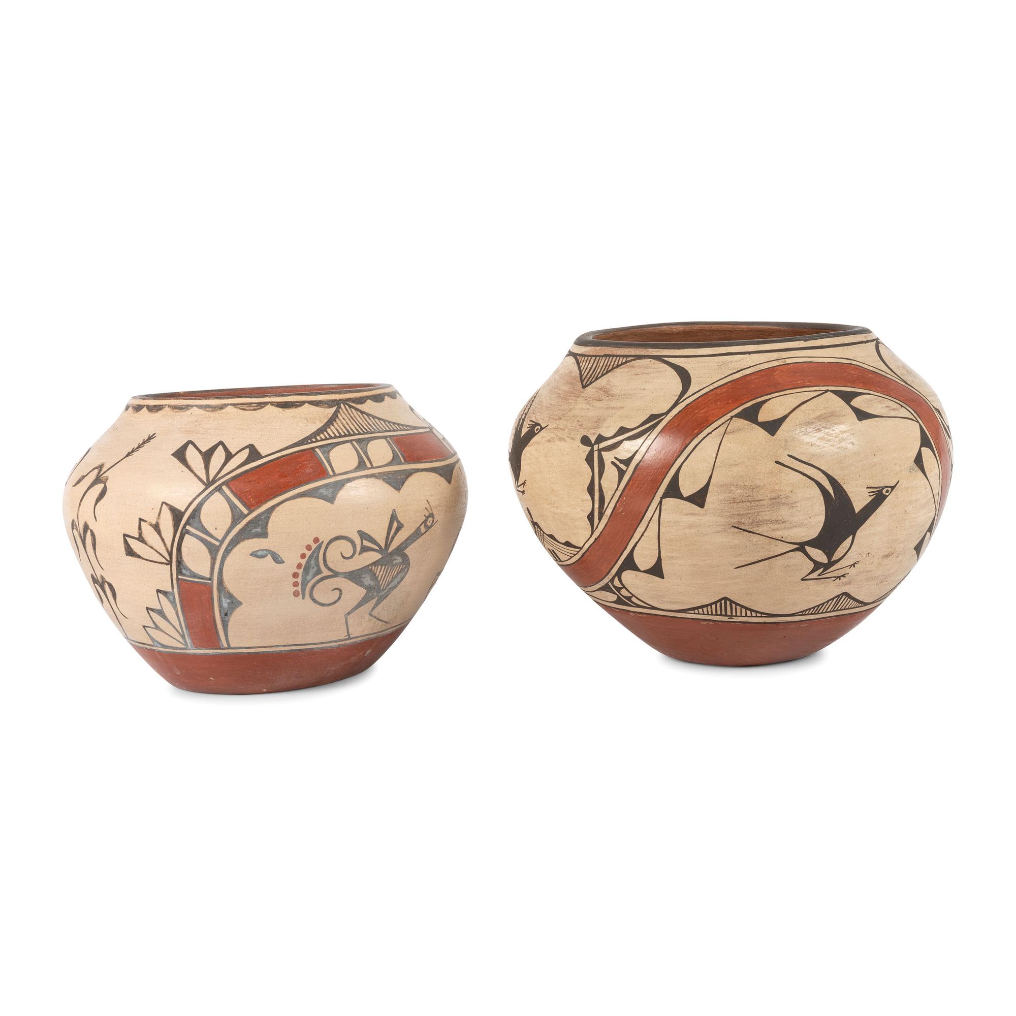 Zia Pottery Jars