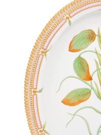 Two Royal Copenhagen Flora Danica Porcelain Serving Platters