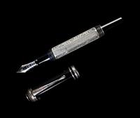 A Montblanc Marcel Proust Limited Edition Fountain Pen, Ballpoint and Mechanical Pencil Set