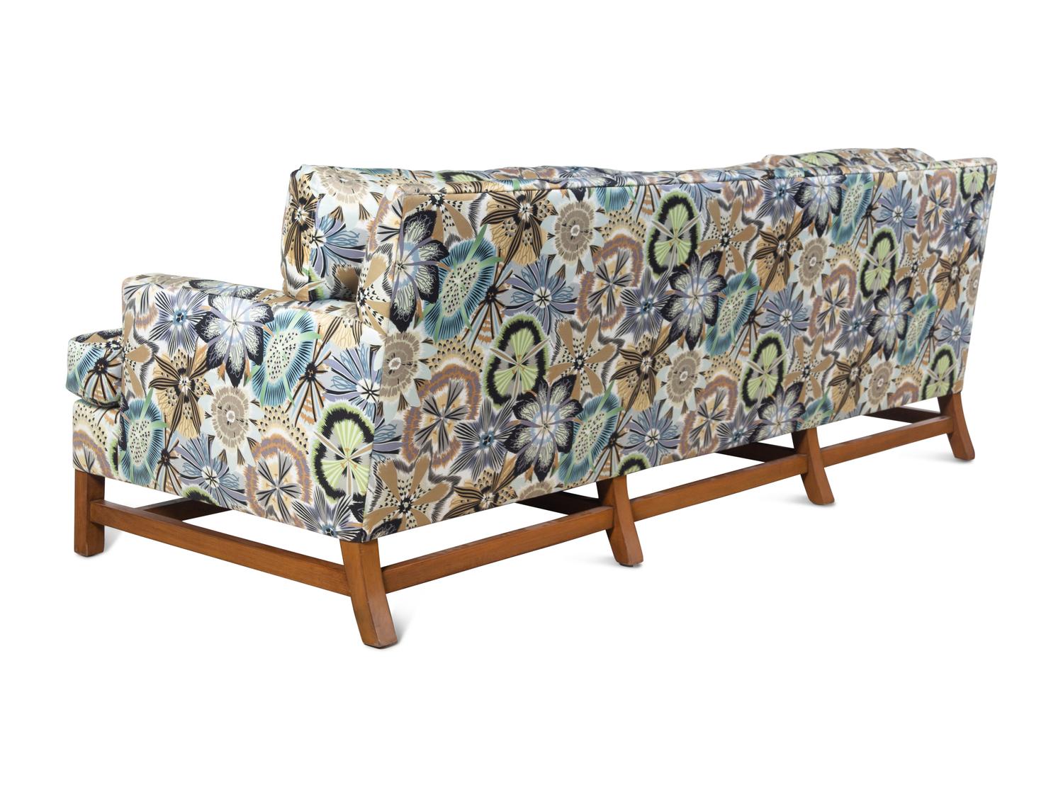 A Custom Three-Seat Sofa with Missoni Passiflora Upholstery