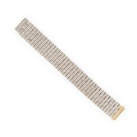 Roberto Coin, White Gold and Diamond Basket Weave Bracelet