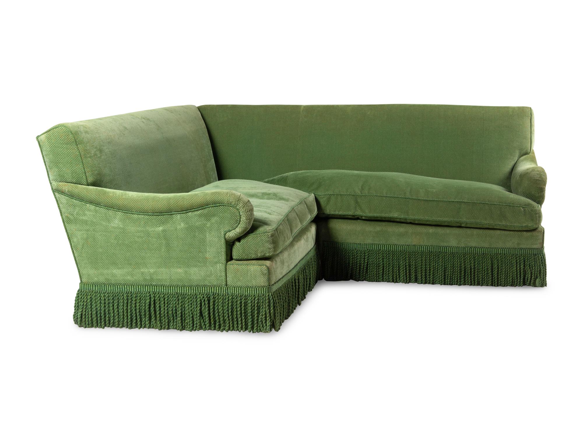 A Bridgewater Style Corner Sofa and Matching Armchair