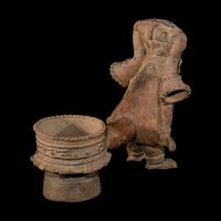 A Jamacoaque Terracotta Figural Vessel