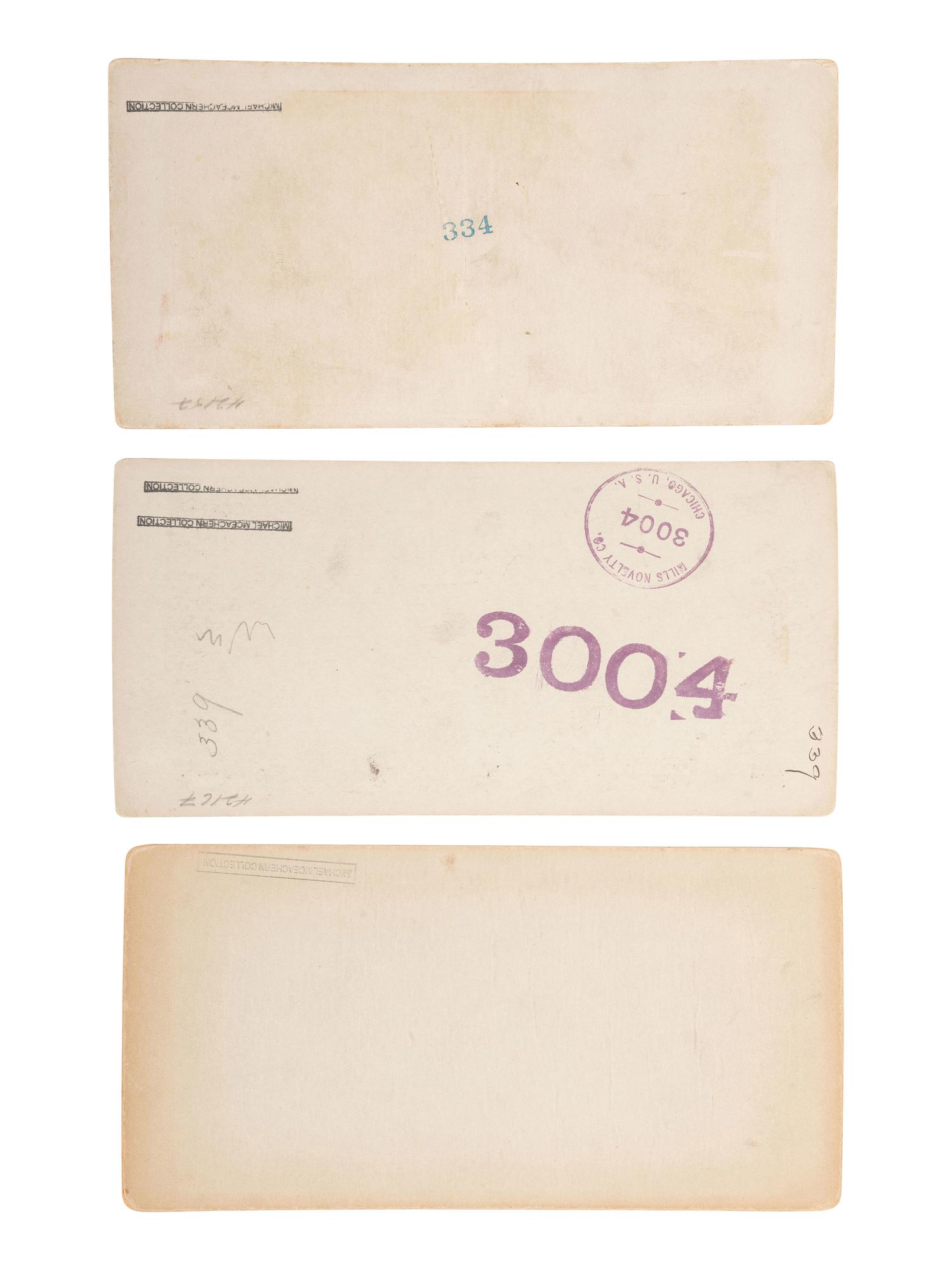 [NATIVE AMERICANS]. RINEHART, F.A., photographer. 3 stereoviews of Native American subjects.