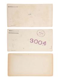 [NATIVE AMERICANS]. RINEHART, F.A., photographer. 3 stereoviews of Native American subjects.