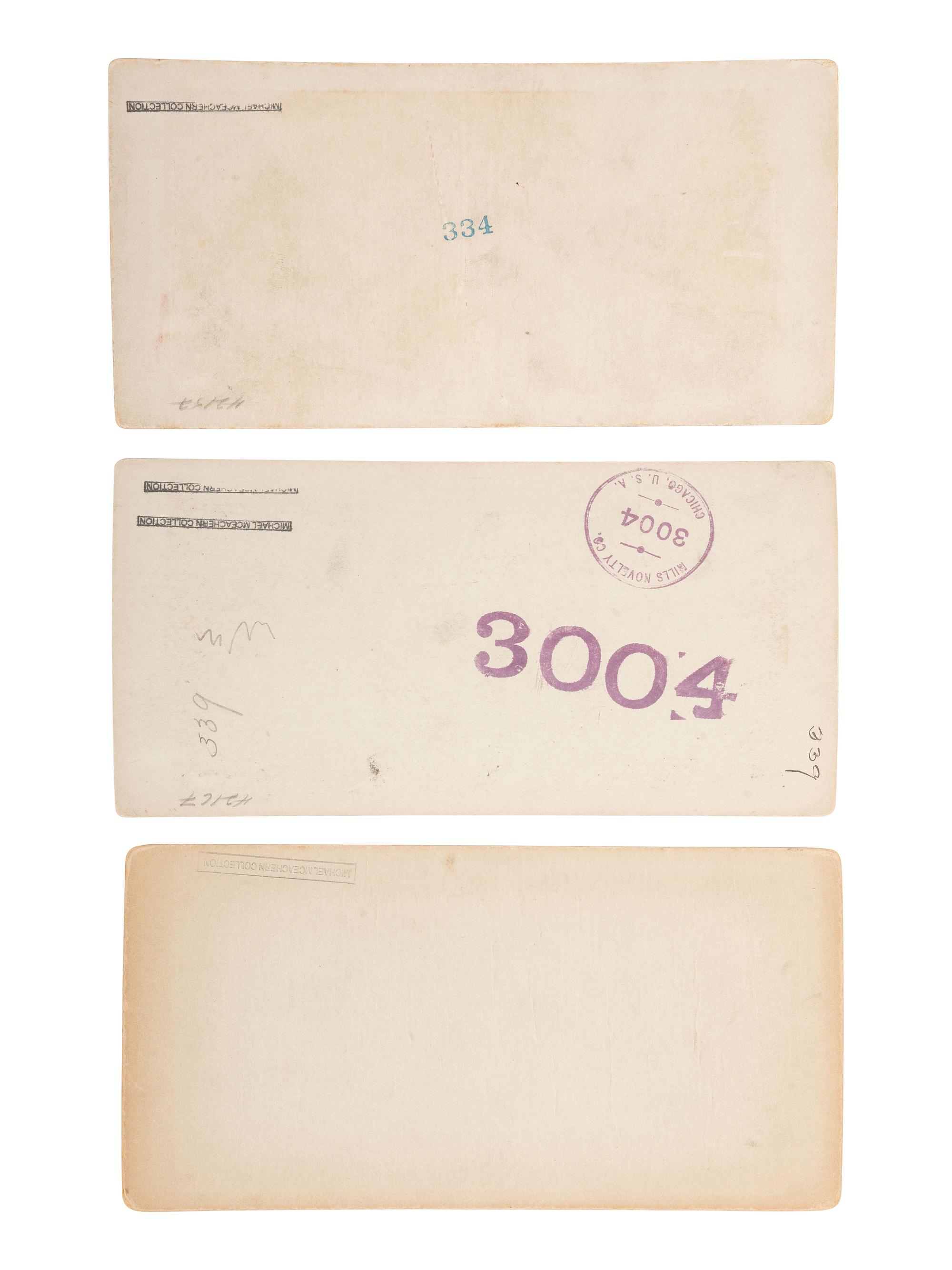 [NATIVE AMERICANS]. RINEHART, F.A., photographer. 3 stereoviews of Native American subjects.