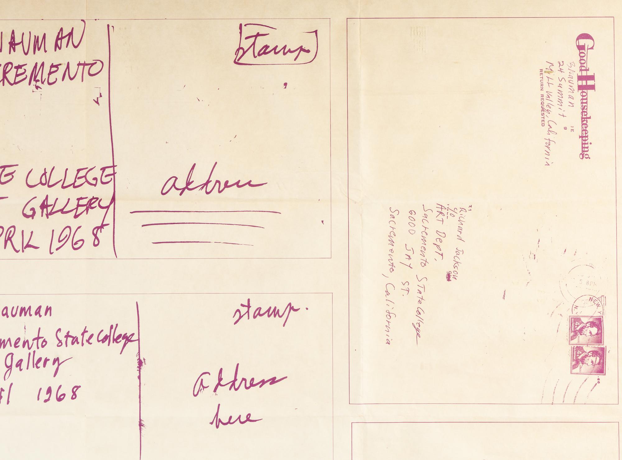 Study for an Announcement, 1987
