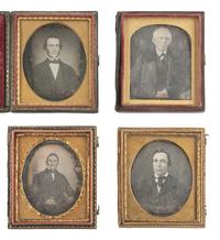 [EARLY PHOTOGRAPHY]. 26 sixth plate daguerreotypes of mature gentlemen.