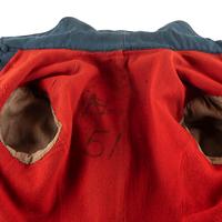 [MILITARIA]. Civil War-era enlisted overcoat with modifications.