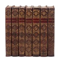 [BINDINGS]. SHAKESPEARE, William (1564-1616). Works. "The Plays." London: for Bellamy and Robarts, 1796.