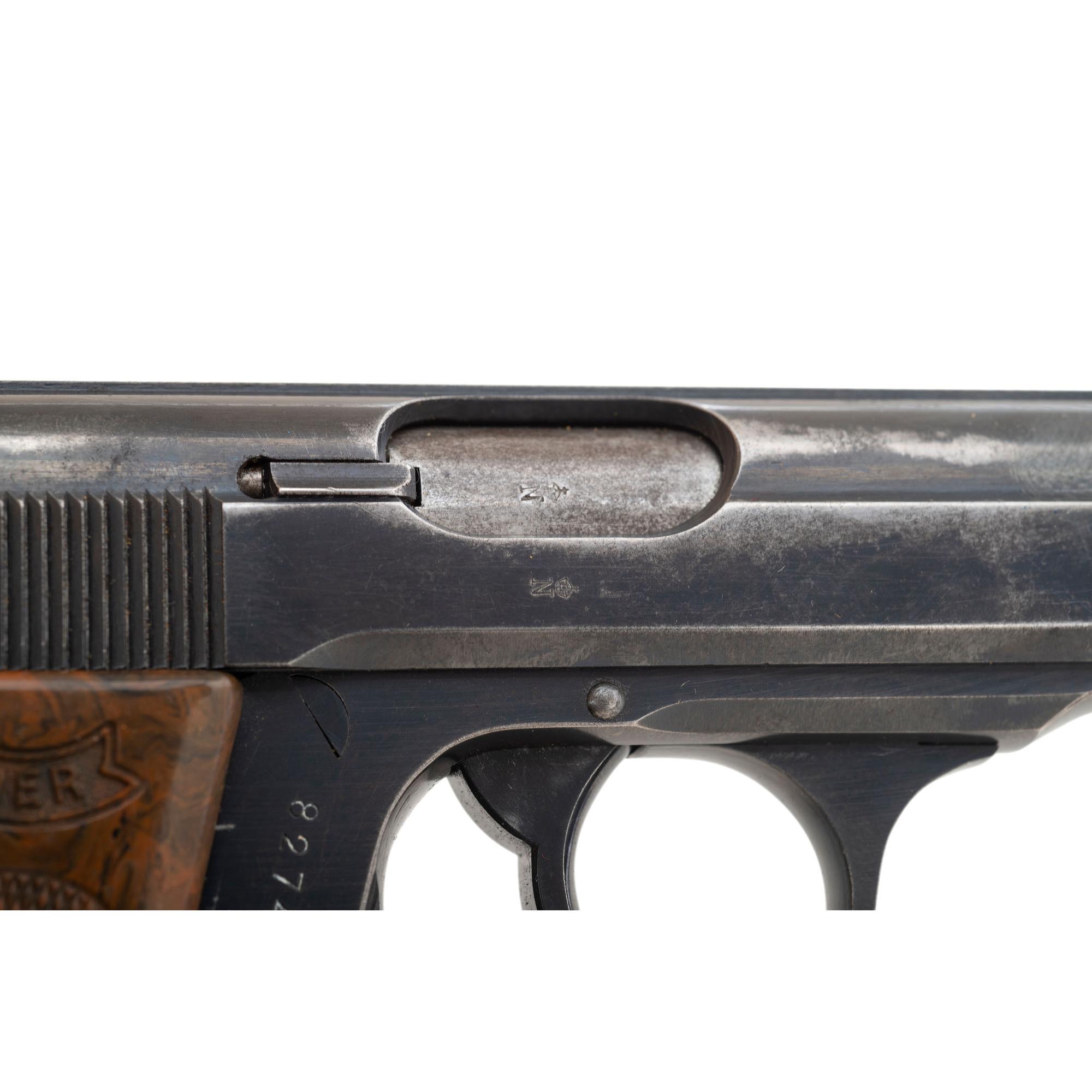 ** Rare Pre-WWII RZM Marked Walther PPK Pistol in Holster