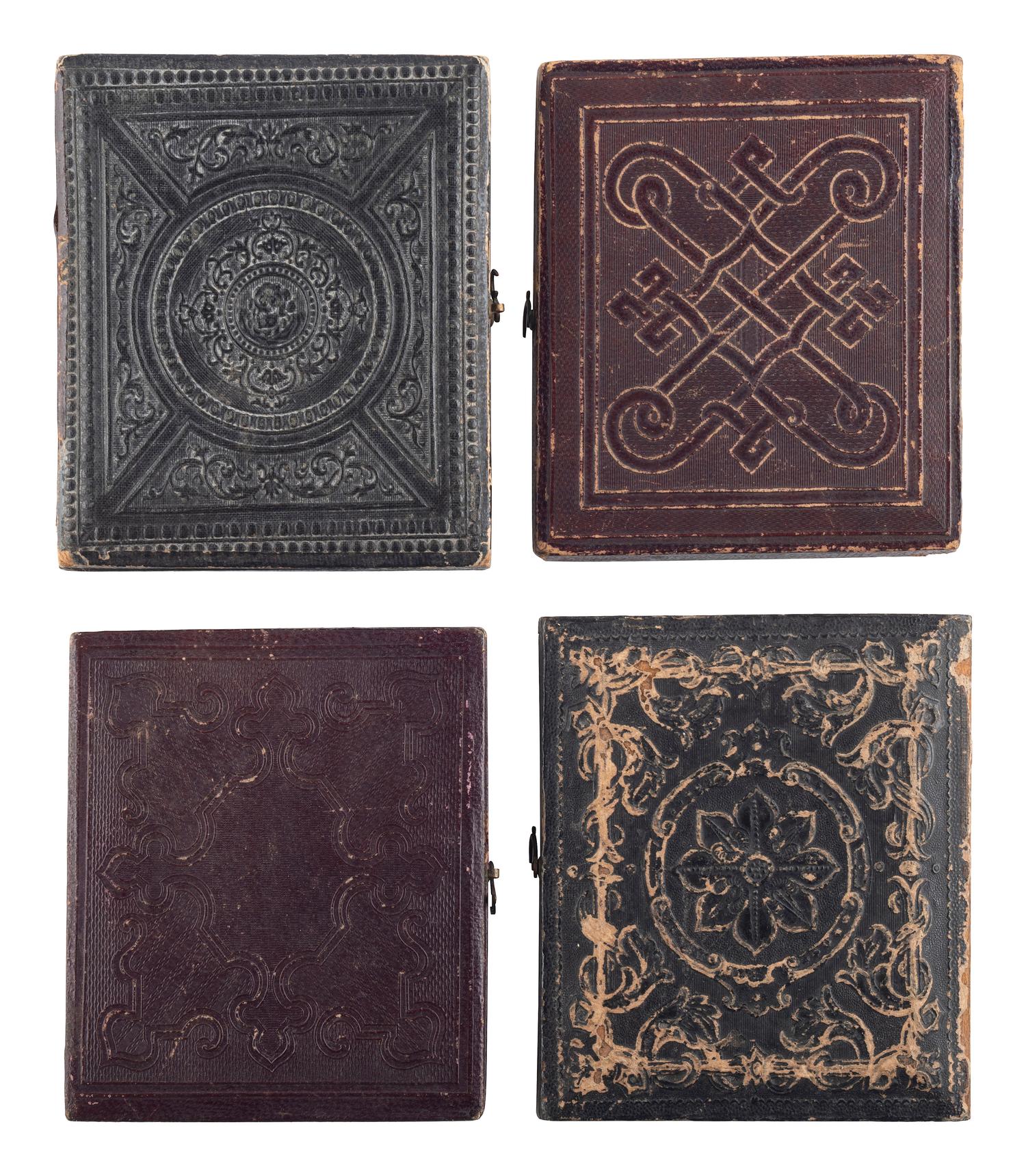 [EARLY PHOTOGRAPHY]. A group of 13 daguerreotypes of families, incl. several portraits of women and children.