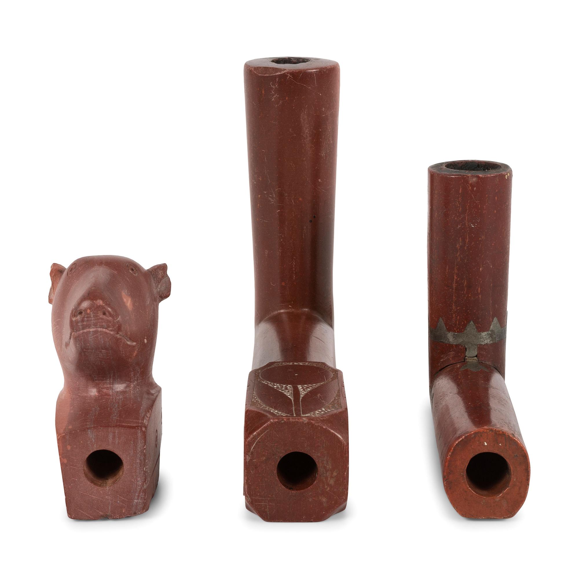 Northern Plains Catlinite Pipe Bowls