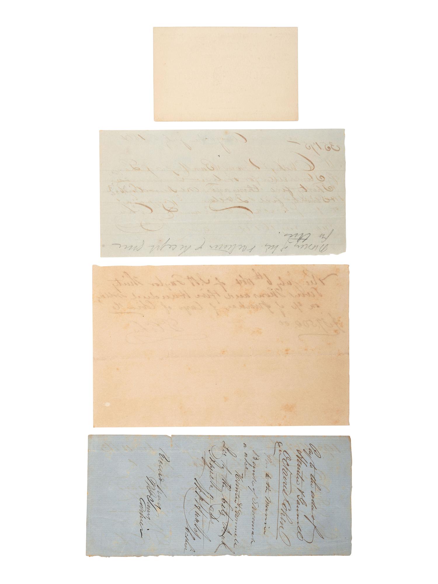 [CIVIL WAR]. A group of 4 items involving Confederate blockade running in South Carolina and Georgia, comprising: