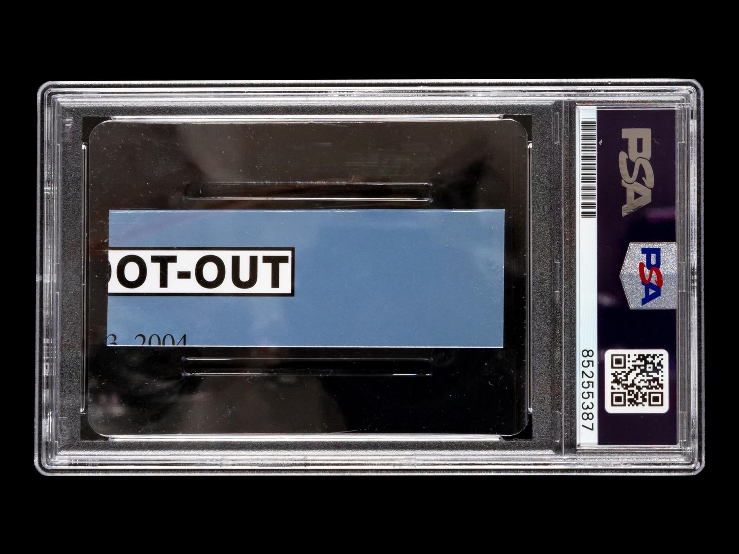 A Michael Jordan Signed Autograph Cut (PSA)