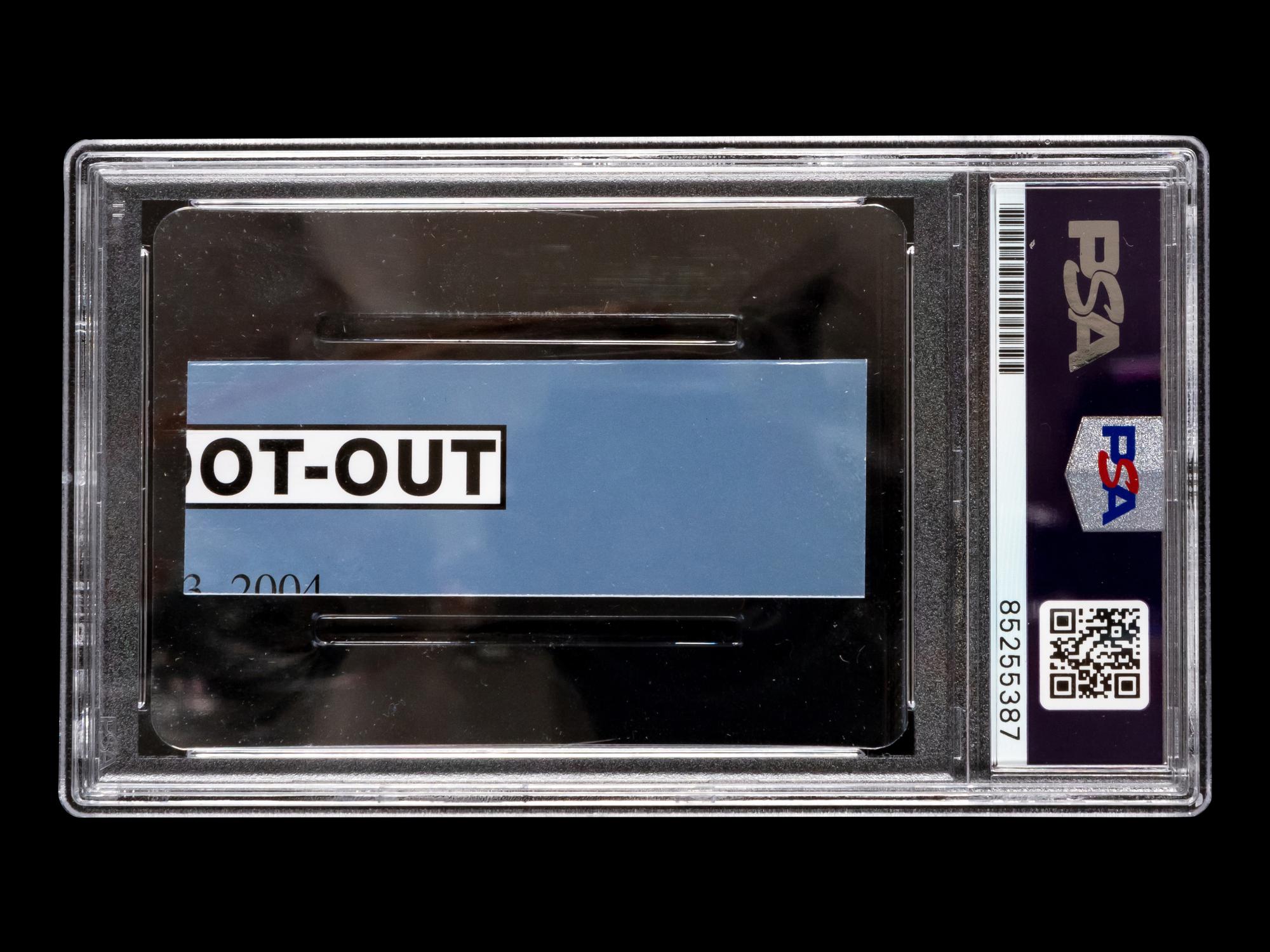 A Michael Jordan Signed Autograph Cut (PSA)