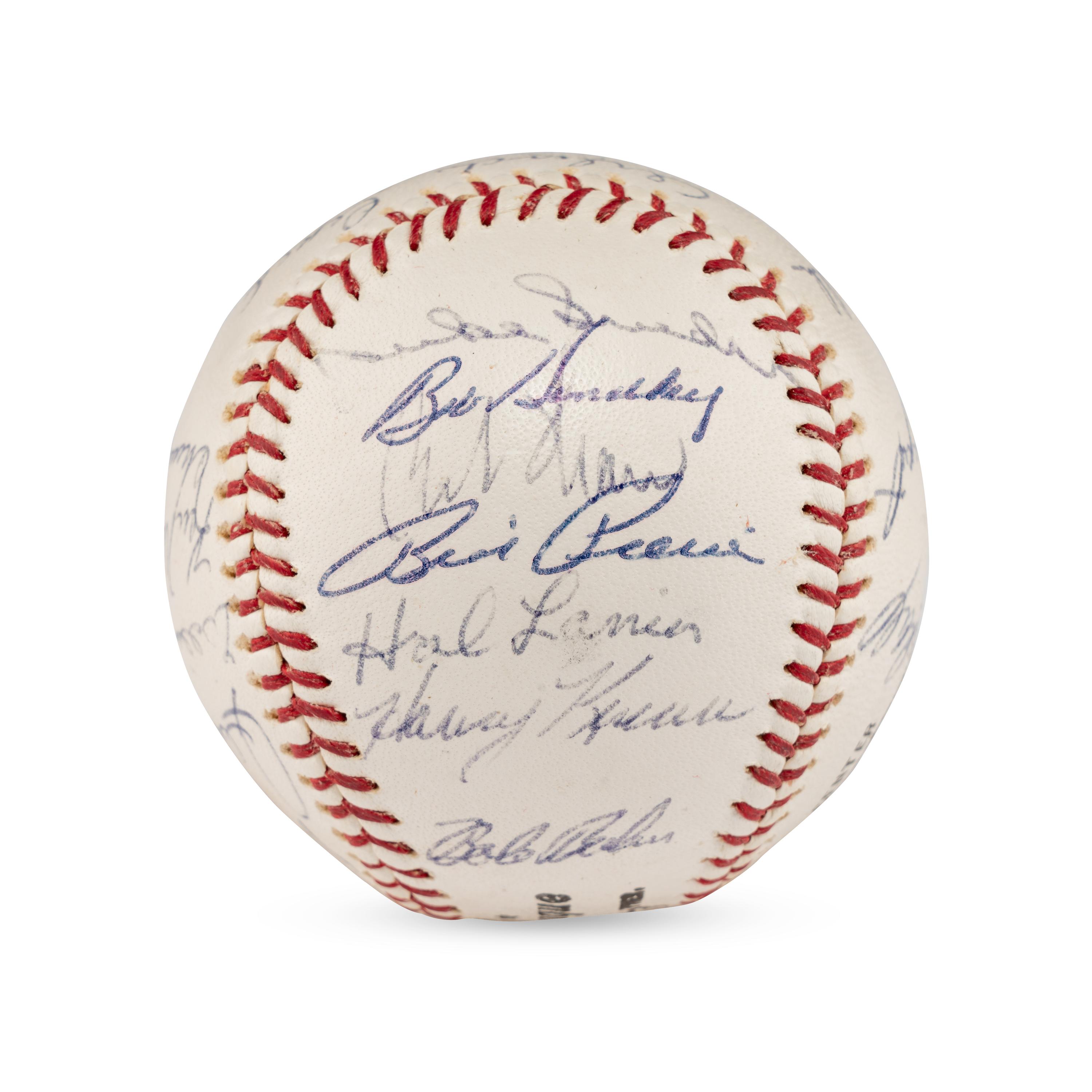 A 1964 San Francisco Giants Team Signed Autograph Baseball Featuring Willie Mays and Multiple Hall of Famers (PSA Letter of Authenticity),