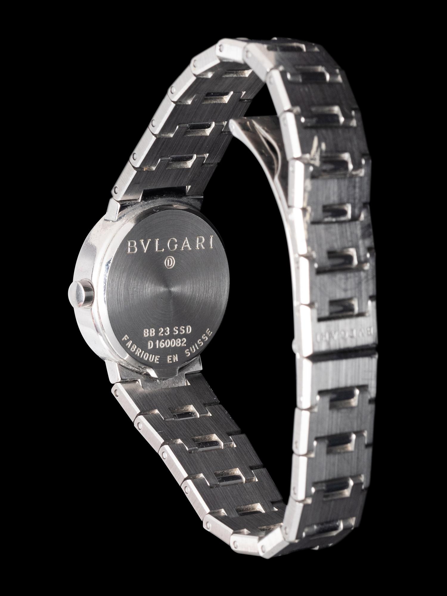 BULGARI, STAINLESS STEEL 'BULGARI-BULGARI' WATCH