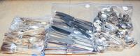 A Collection of American Flatware, various makers and patterns, comprising: 237 dinner knives 52 dinner forks 33 salad forks 14 cocktai