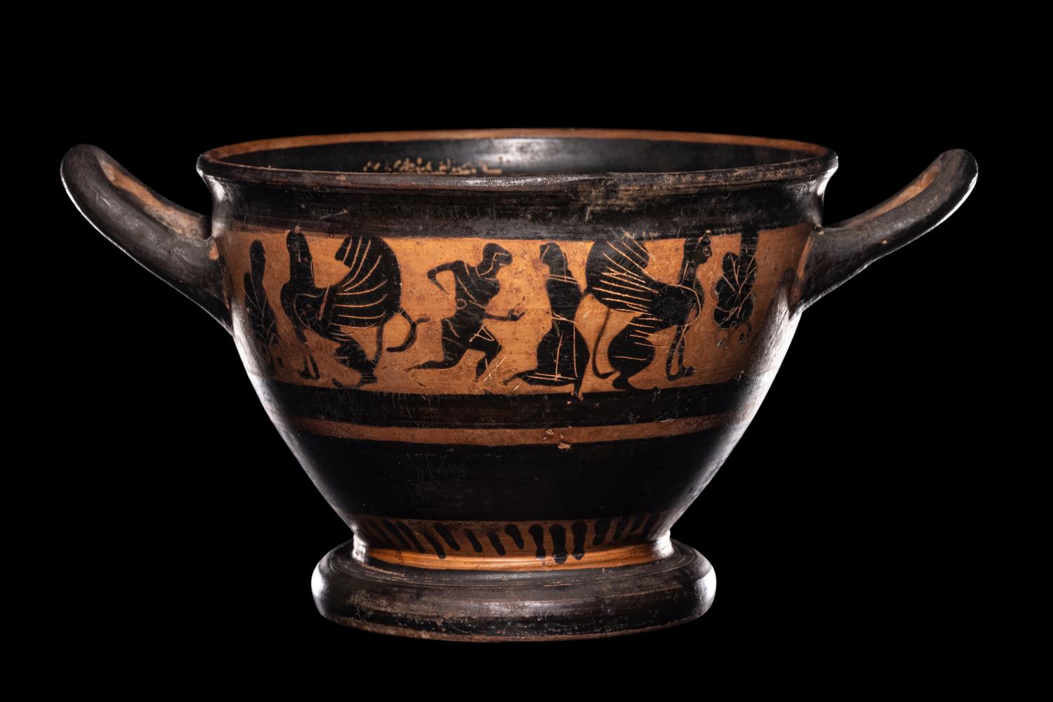 An Attic Black-Figured Skyphos