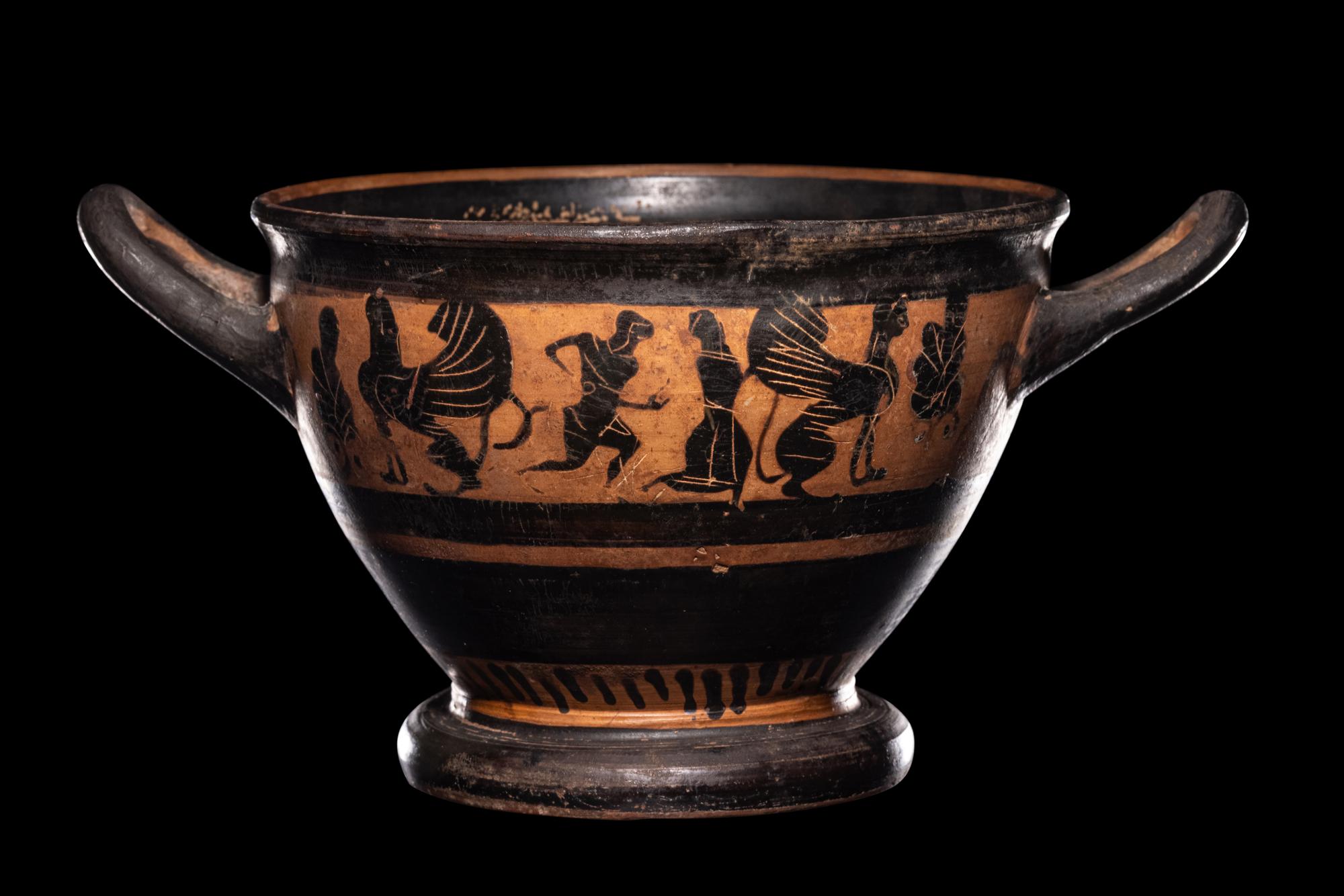 An Attic Black-Figured Skyphos