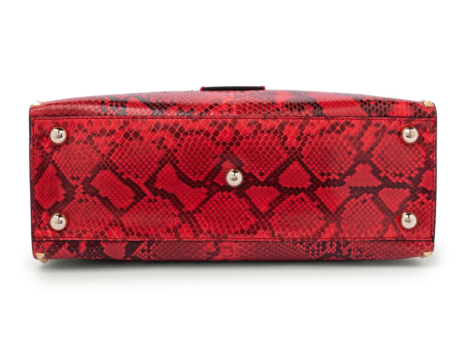 Valentino Studded Snakeskin Bag, 2000s