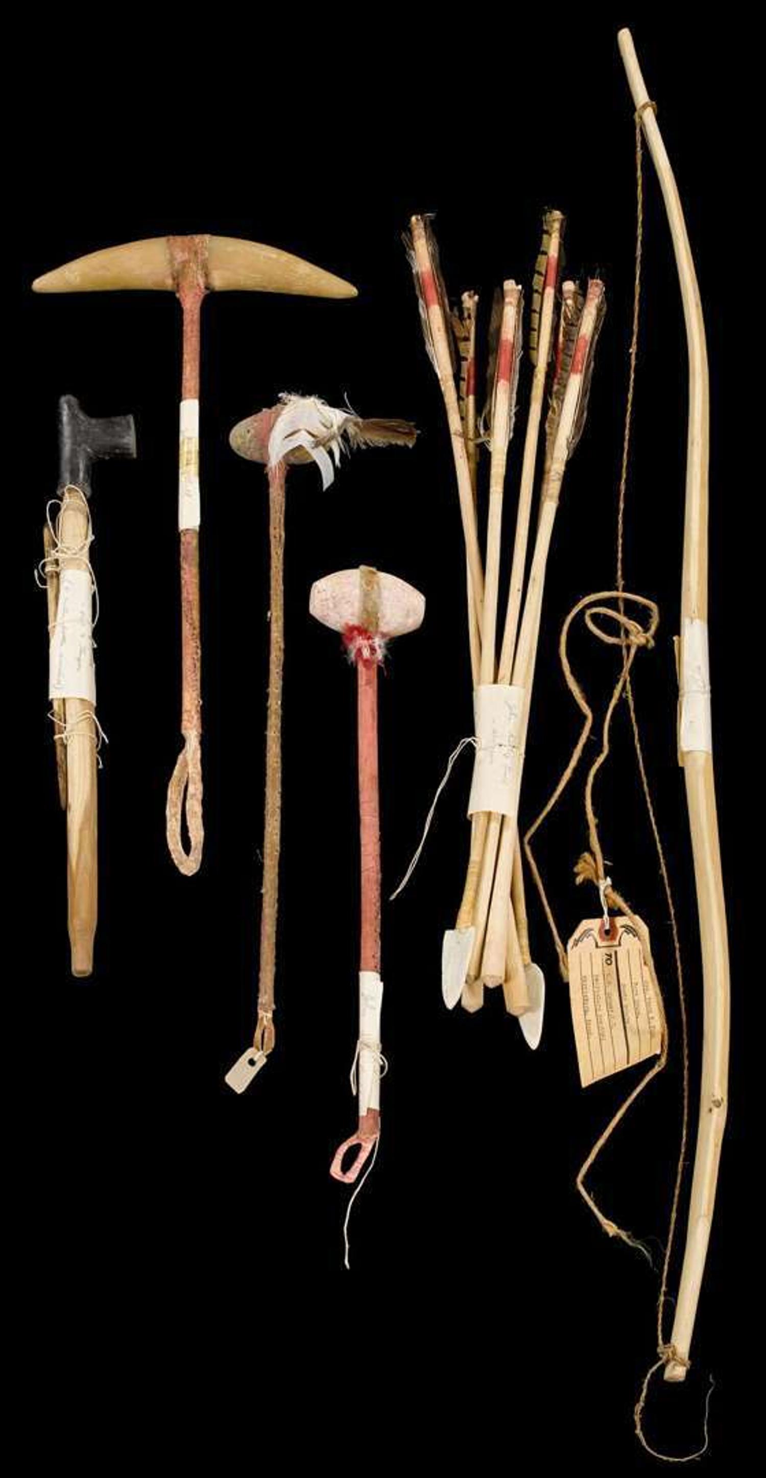 Articles belonging to John Sitting Bull, Survivor of the The Battle of the Little Bighorn first half 19th century
