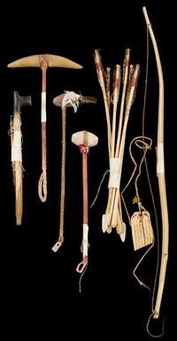 Articles belonging to John Sitting Bull, Survivor of the The Battle of the Little Bighorn first half 19th century