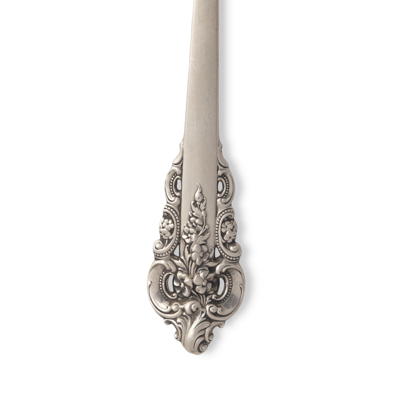 An American Silver Flatware Service – Grand Baroque Pattern, by Wallace