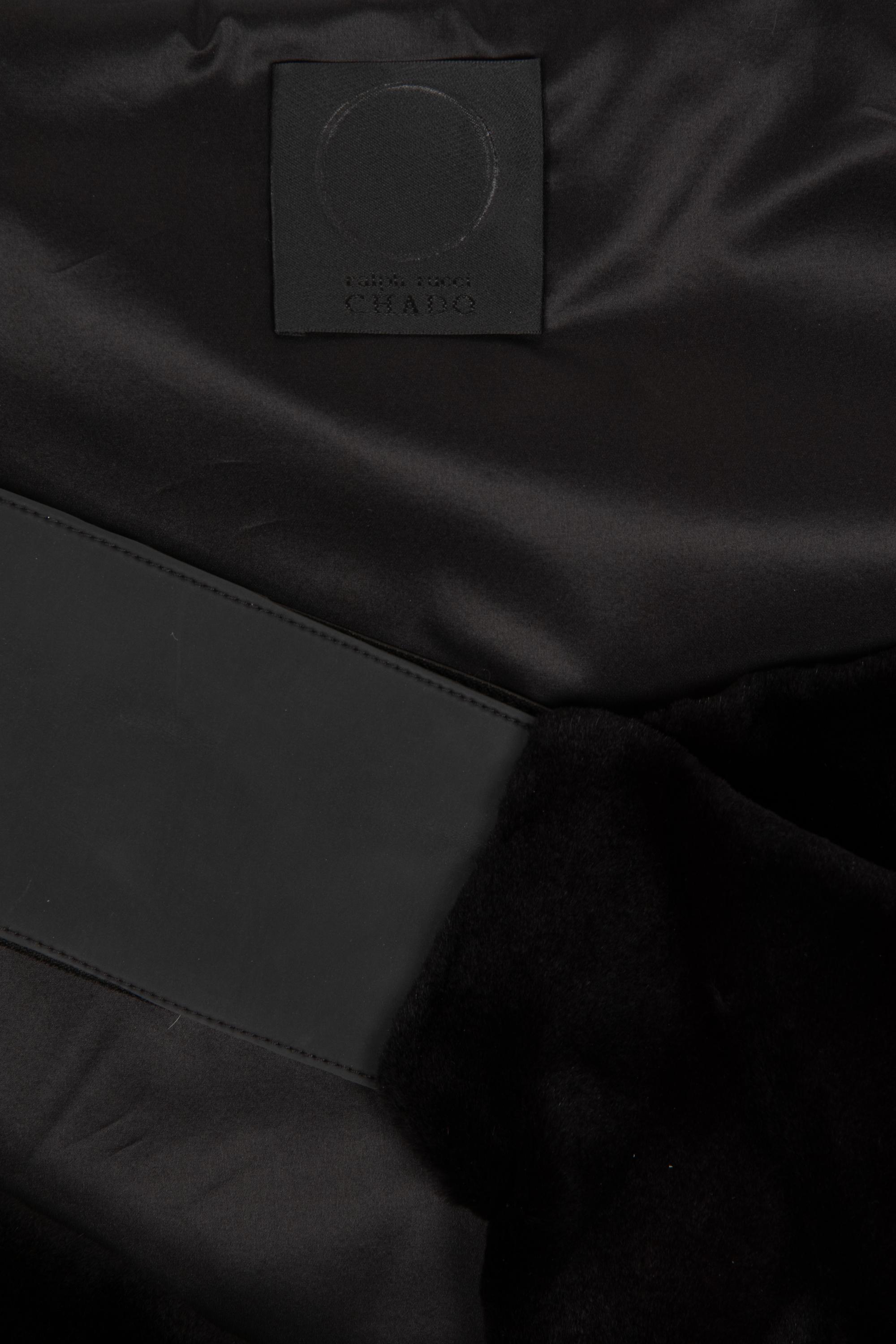 Four Ralph Rucci Fur Pieces: One Coyote Muff, Two Chinchilla Scarves, and One Mink Wrap